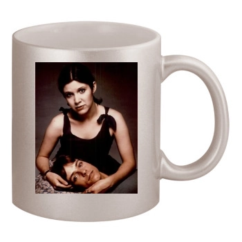 Carrie Fisher 11oz Metallic Silver Mug