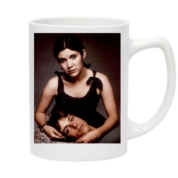 Carrie Fisher 14oz White Statesman Mug