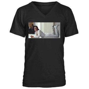 Carrie Fisher Men's V-Neck T-Shirt