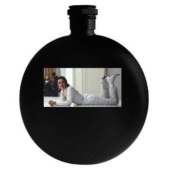 Carrie Fisher Round Flask