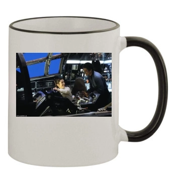 Carrie Fisher 11oz Colored Rim & Handle Mug