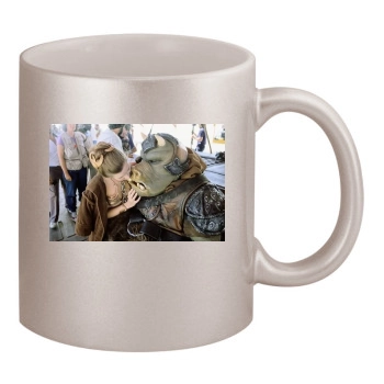 Carrie Fisher 11oz Metallic Silver Mug