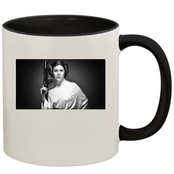 Carrie Fisher 11oz Colored Inner & Handle Mug