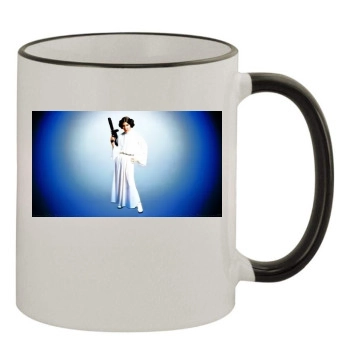 Carrie Fisher 11oz Colored Rim & Handle Mug