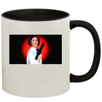 Carrie Fisher 11oz Colored Inner & Handle Mug