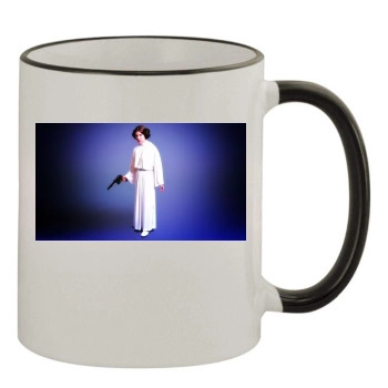 Carrie Fisher 11oz Colored Rim & Handle Mug