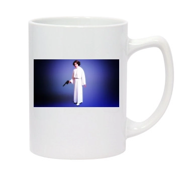 Carrie Fisher 14oz White Statesman Mug