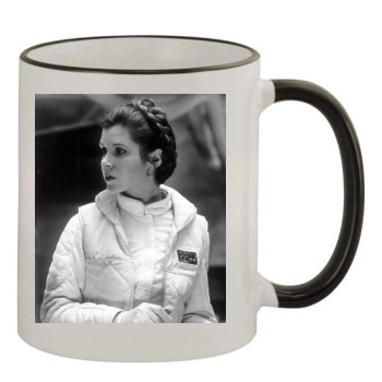 Carrie Fisher 11oz Colored Rim & Handle Mug