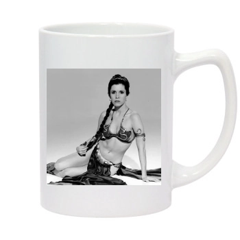 Carrie Fisher 14oz White Statesman Mug