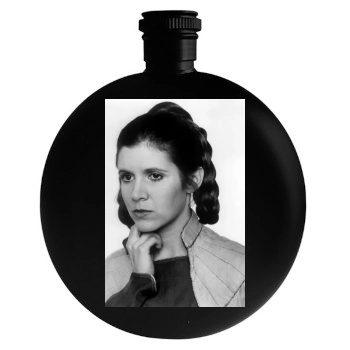 Carrie Fisher Round Flask