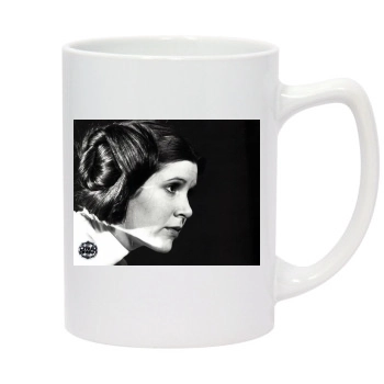 Carrie Fisher 14oz White Statesman Mug