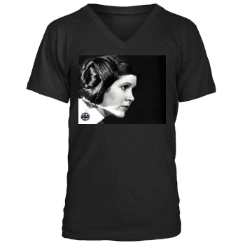 Carrie Fisher Men's V-Neck T-Shirt