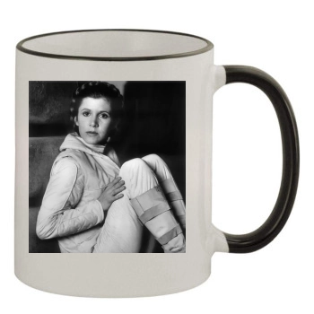 Carrie Fisher 11oz Colored Rim & Handle Mug