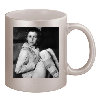 Carrie Fisher 11oz Metallic Silver Mug