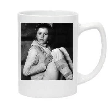 Carrie Fisher 14oz White Statesman Mug