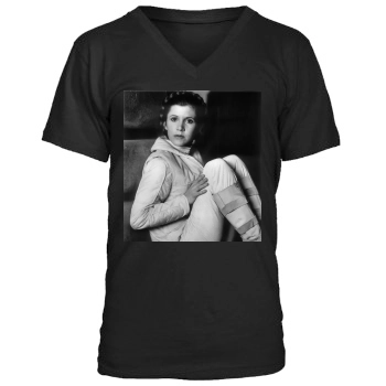 Carrie Fisher Men's V-Neck T-Shirt