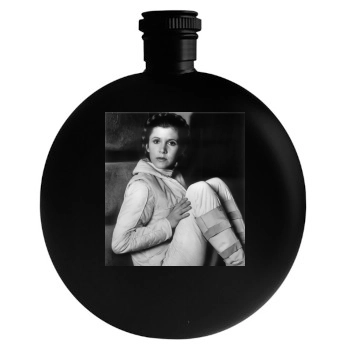 Carrie Fisher Round Flask