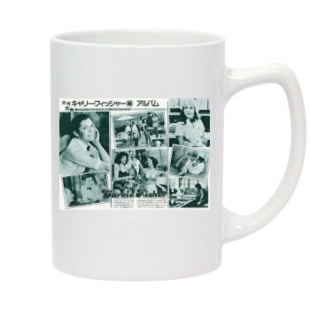 Carrie Fisher 14oz White Statesman Mug