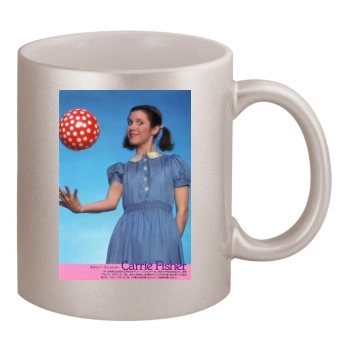 Carrie Fisher 11oz Metallic Silver Mug