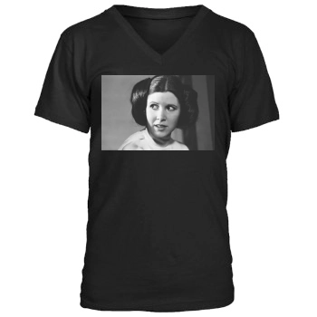 Carrie Fisher Men's V-Neck T-Shirt