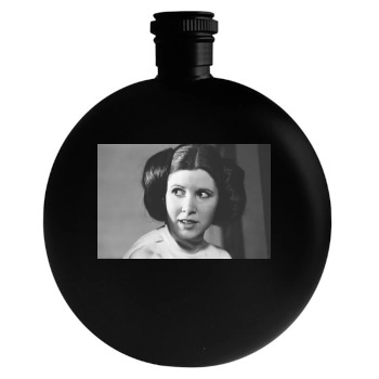 Carrie Fisher Round Flask