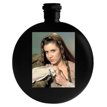 Carrie Fisher Round Flask