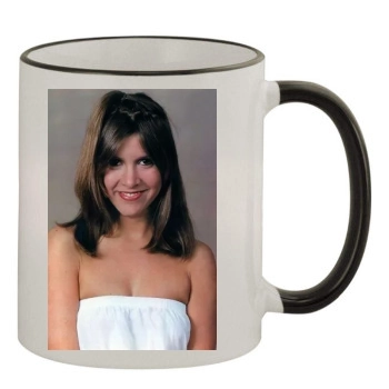 Carrie Fisher 11oz Colored Rim & Handle Mug