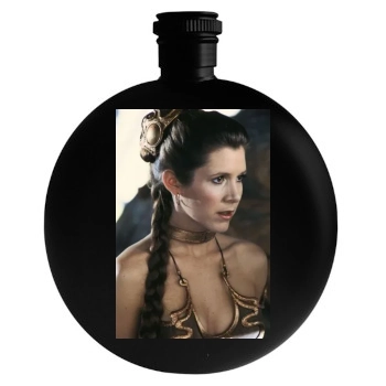 Carrie Fisher Round Flask