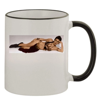 Carrie Fisher 11oz Colored Rim & Handle Mug