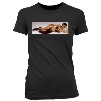 Carrie Fisher Women's Junior Cut Crewneck T-Shirt