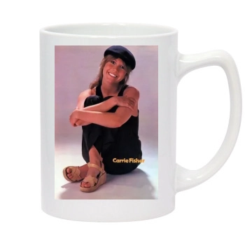 Carrie Fisher 14oz White Statesman Mug