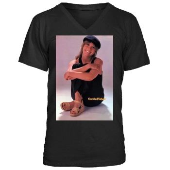 Carrie Fisher Men's V-Neck T-Shirt