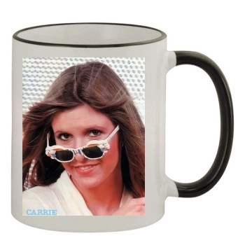 Carrie Fisher 11oz Colored Rim & Handle Mug