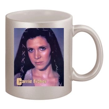 Carrie Fisher 11oz Metallic Silver Mug