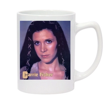 Carrie Fisher 14oz White Statesman Mug