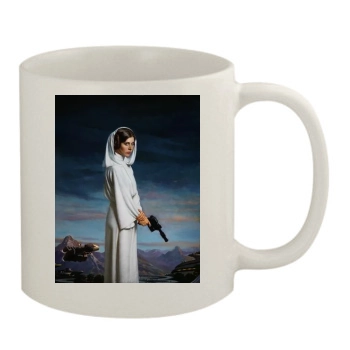 Carrie Fisher 11oz White Mug