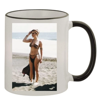 Carrie Fisher 11oz Colored Rim & Handle Mug