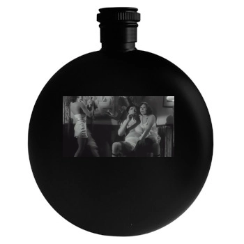 Carrie Fisher Round Flask