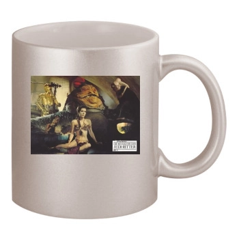 Carrie Fisher 11oz Metallic Silver Mug