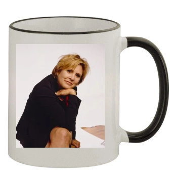 Carrie Fisher 11oz Colored Rim & Handle Mug