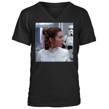 Carrie Fisher Men's V-Neck T-Shirt