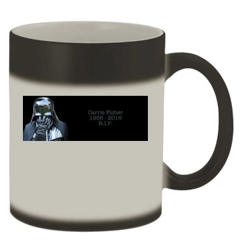 Carrie Fisher Color Changing Mug