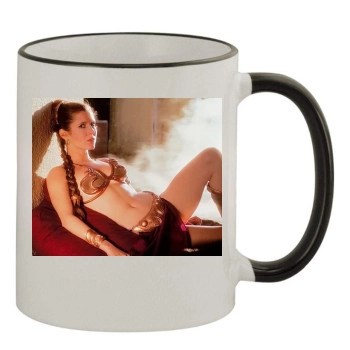 Carrie Fisher 11oz Colored Rim & Handle Mug