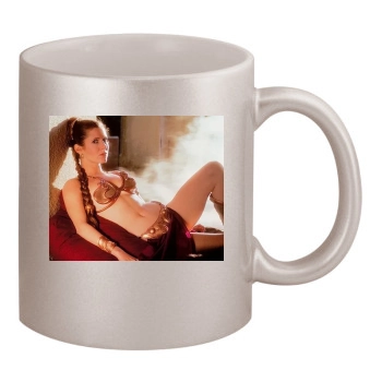 Carrie Fisher 11oz Metallic Silver Mug