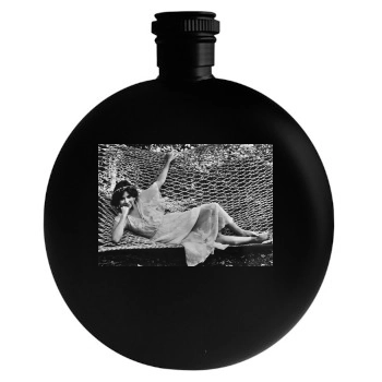 Carrie Fisher Round Flask