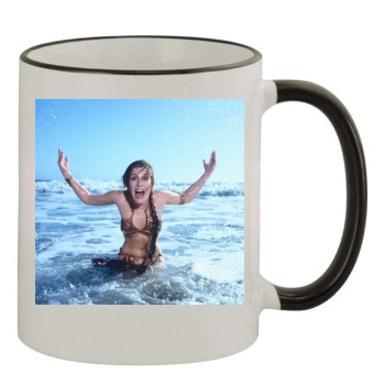 Carrie Fisher 11oz Colored Rim & Handle Mug