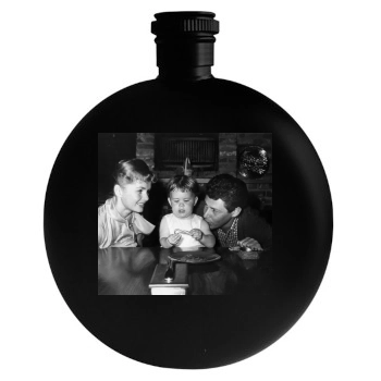 Carrie Fisher Round Flask