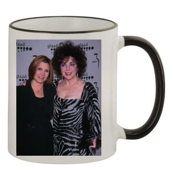 Carrie Fisher 11oz Colored Rim & Handle Mug