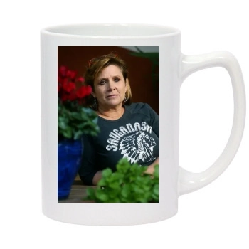 Carrie Fisher 14oz White Statesman Mug