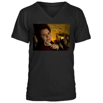 Carrie Fisher Men's V-Neck T-Shirt